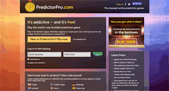 Desktop Screenshot of predictorpro.com