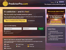 Tablet Screenshot of msnsg.predictorpro.com