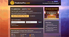 Desktop Screenshot of msnid.predictorpro.com